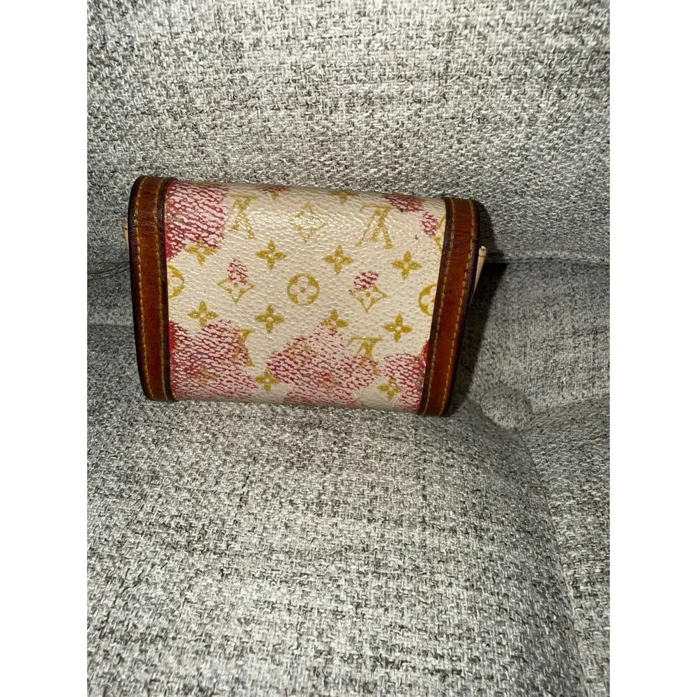 Louis Vuitton Murakami Cherry Blossom Porte-Monnaie / Coin Purse / Card Case